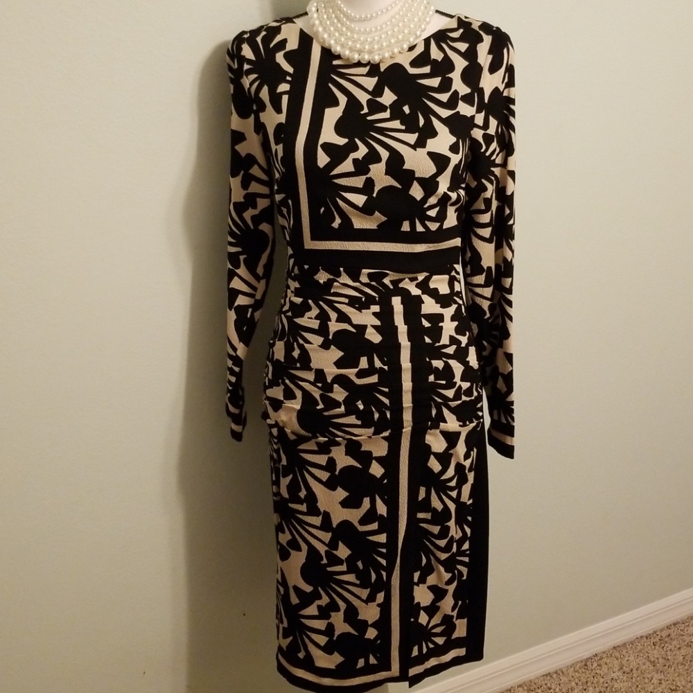 Tracy Reese Ecruc/Black Dress